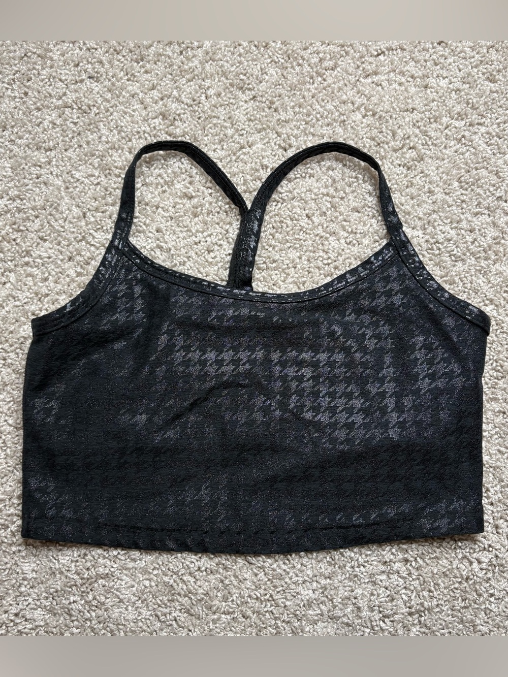 Beyond Yoga Embossed Pattern Crop Tank